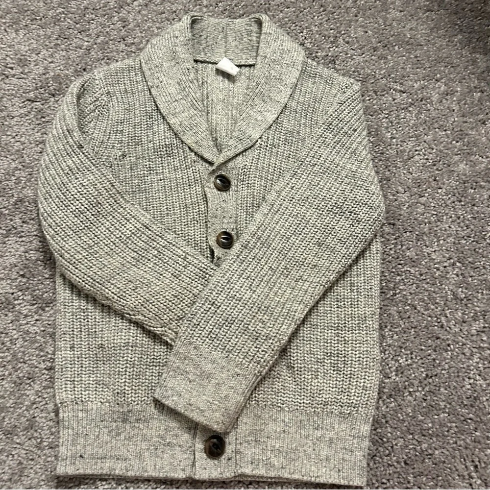 Baby Gap Shawl Collar Cardigan Sweater | Toddler 4 Years | Gray‎ Knit